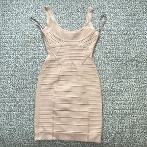Herve leger body on dress